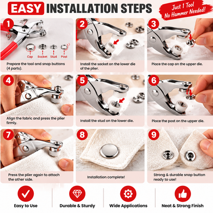 Snap Button Tool Kit