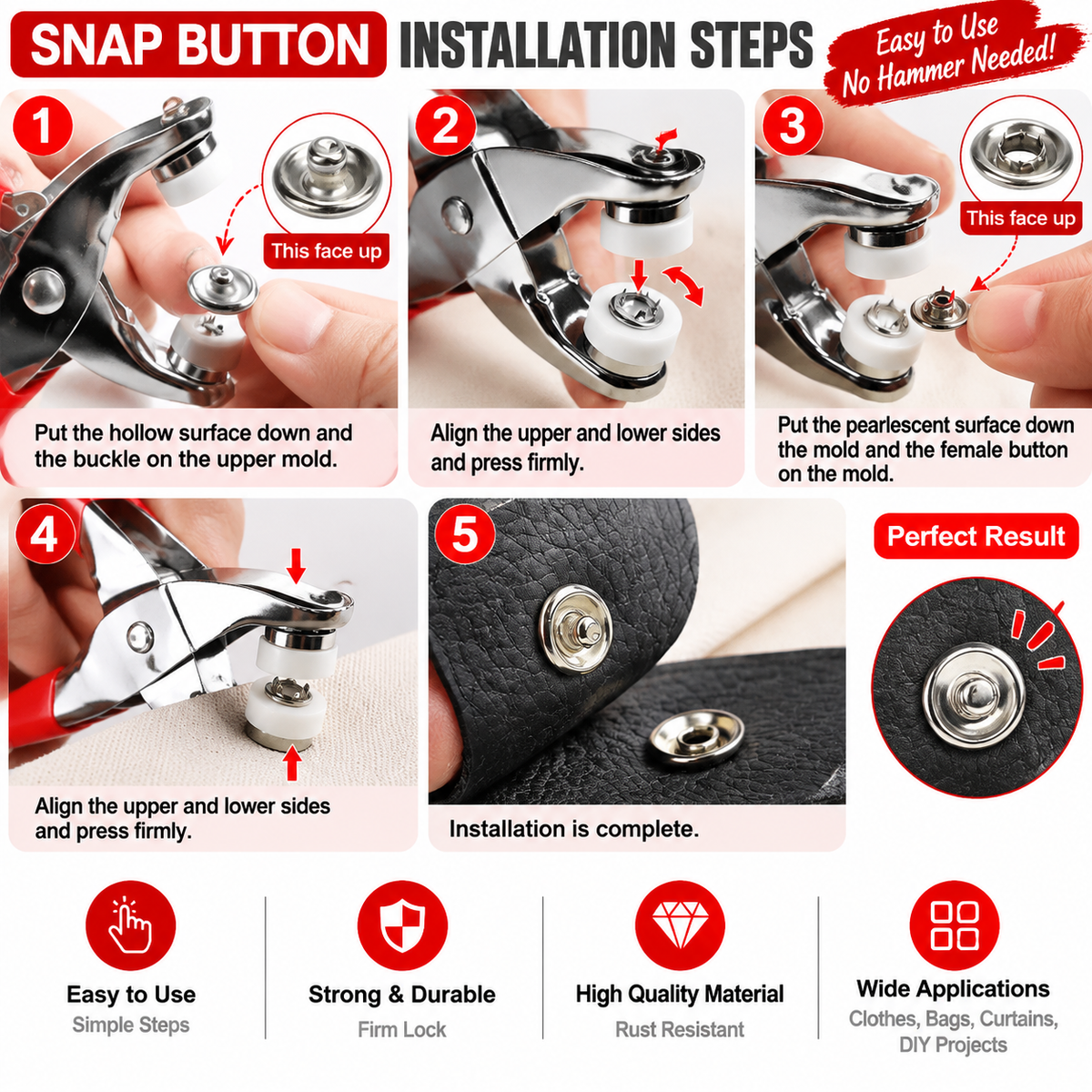 Snap Button Tool Kit