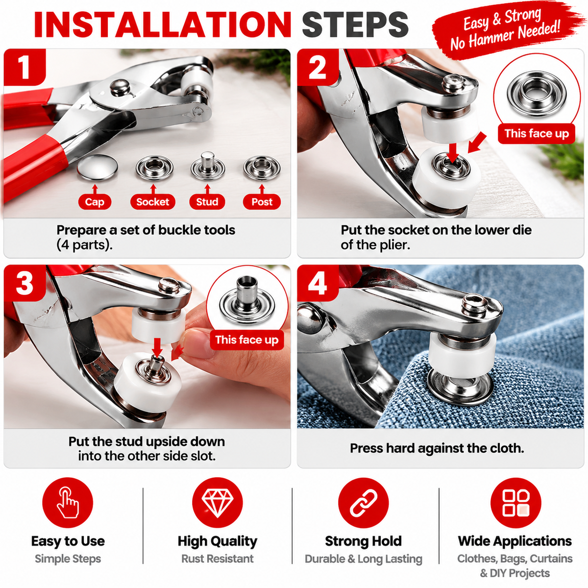 Snap Button Tool Kit