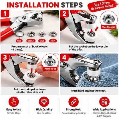 Snap Button Tool Kit