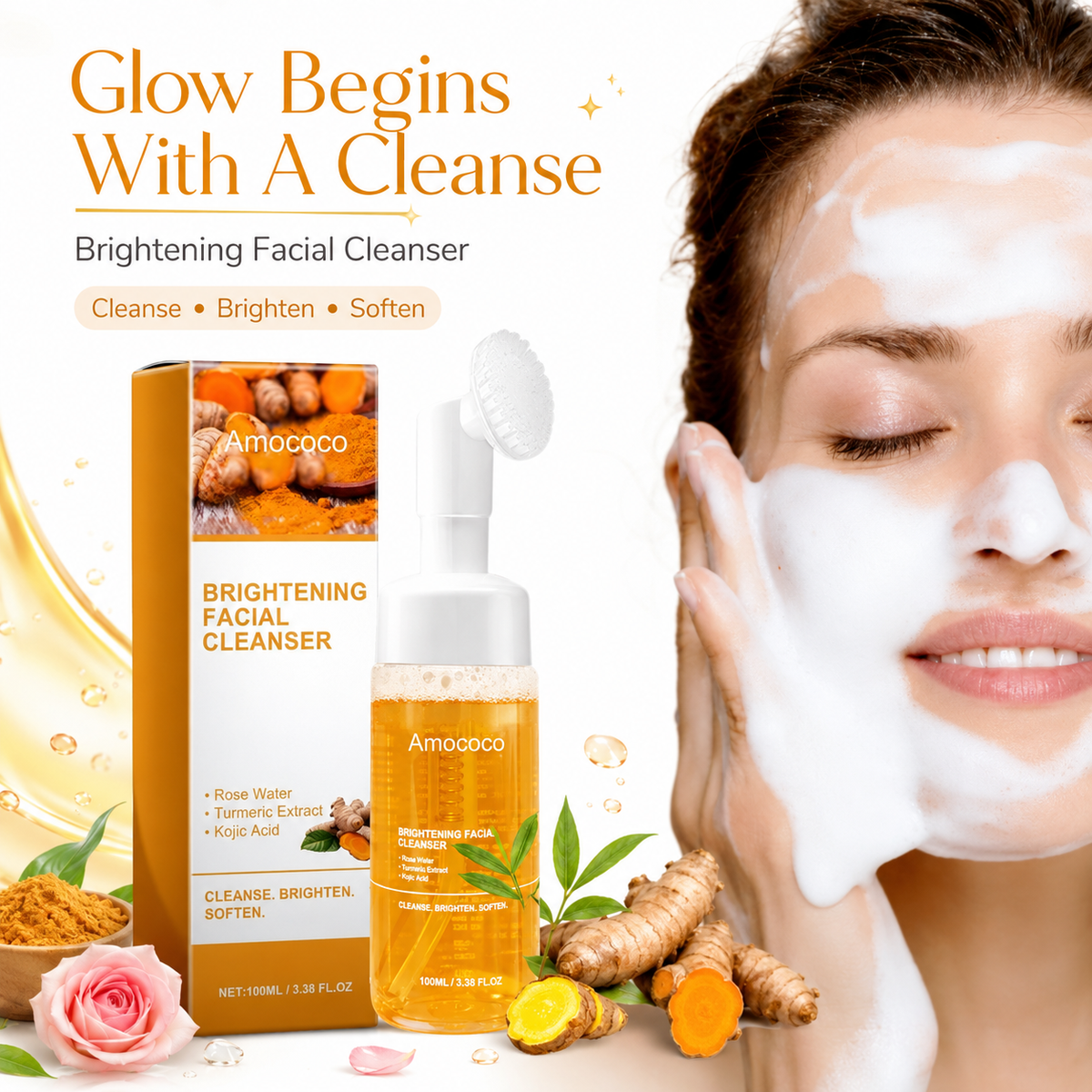 Amococo Brightening Facial Cleanser