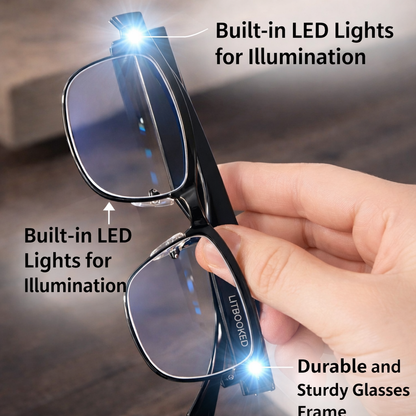 Antiblue Reading Glasses with White Light