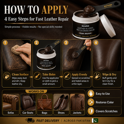 Leather Repair & Recoloring Balm