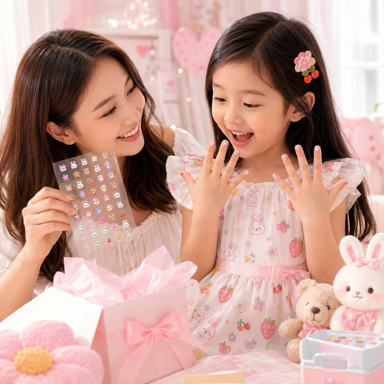 Glow In Dark Nail Stickers For Children