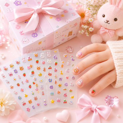 Glow In Dark Nail Stickers For Children