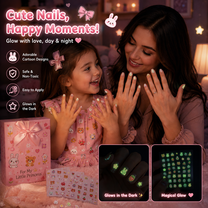 Glow In Dark Nail Stickers For Children