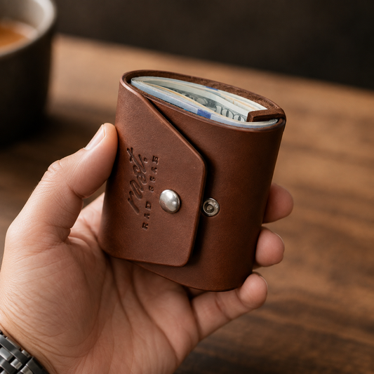 Luxury Cash Wrap Leather Organizer