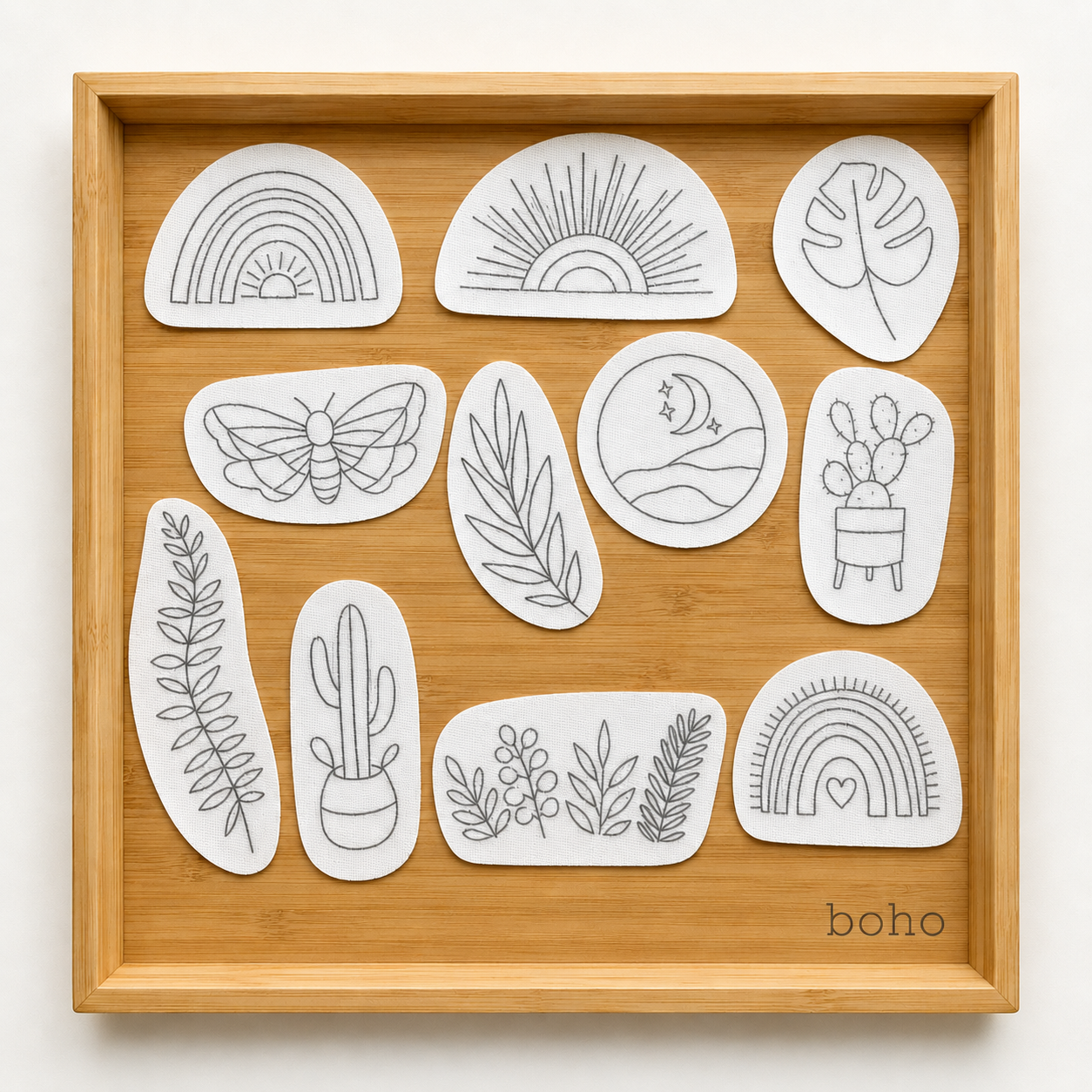 Magic Embroidery Guide Stickers ( Water Soluble )
