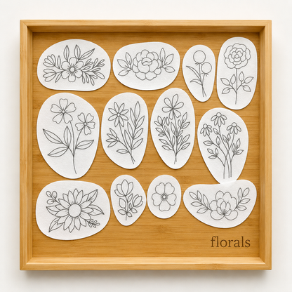 Magic Embroidery Guide Stickers ( Water Soluble )