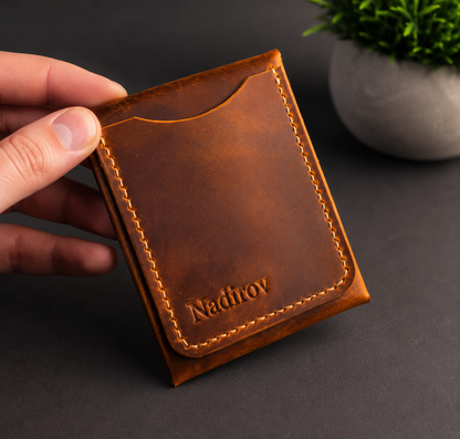 Stylish minimalist Handmade Persian wallet