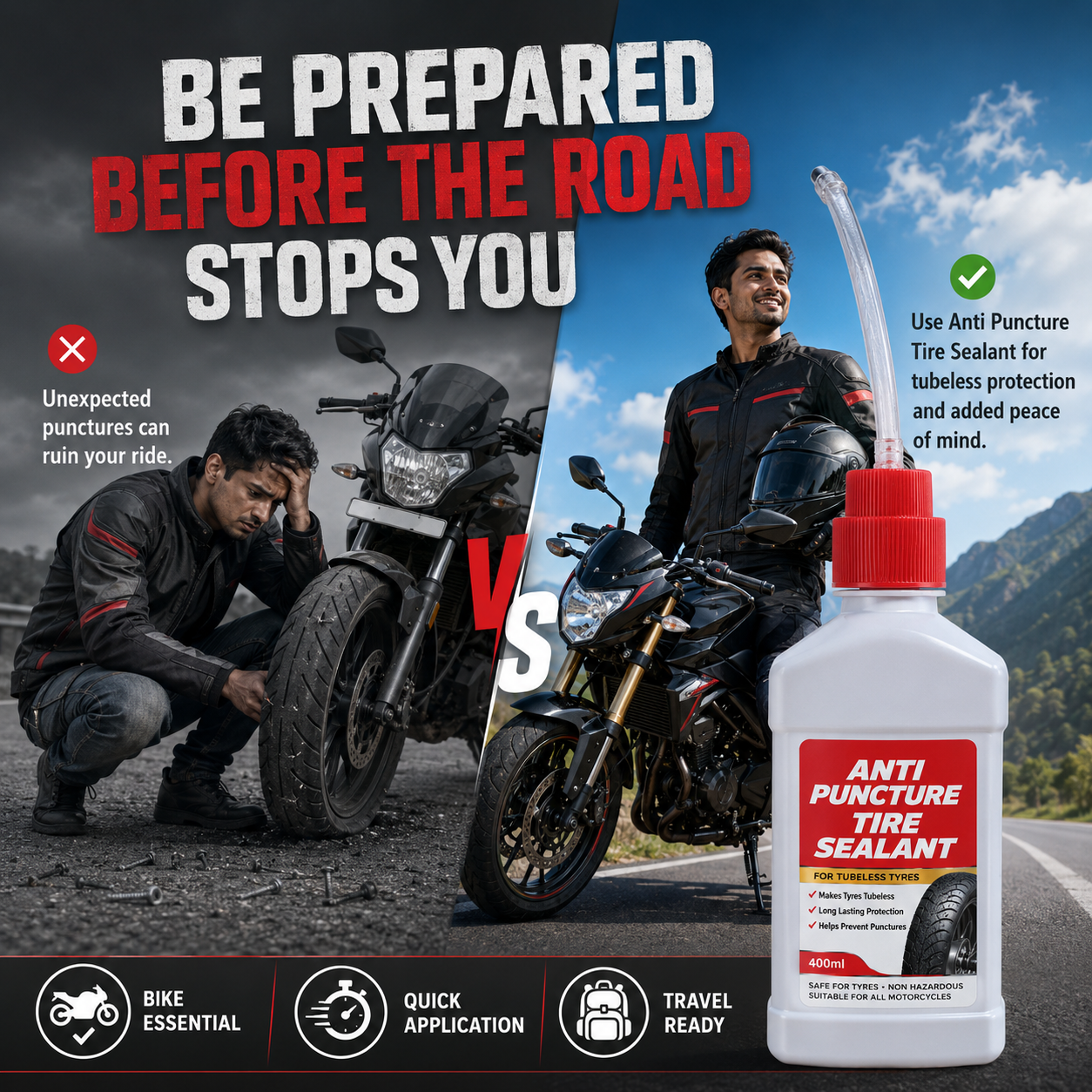Anti Puncture Tyres Sealant