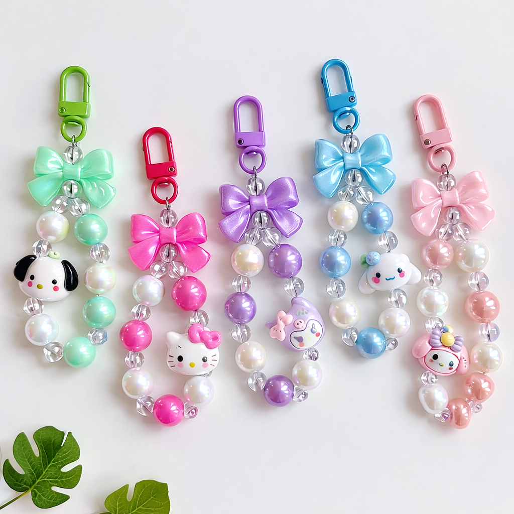 Kawaii Cartoon Charm Keychain