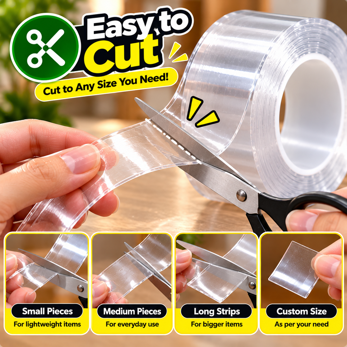 NanoGrip Reusable Double-Sided Tape