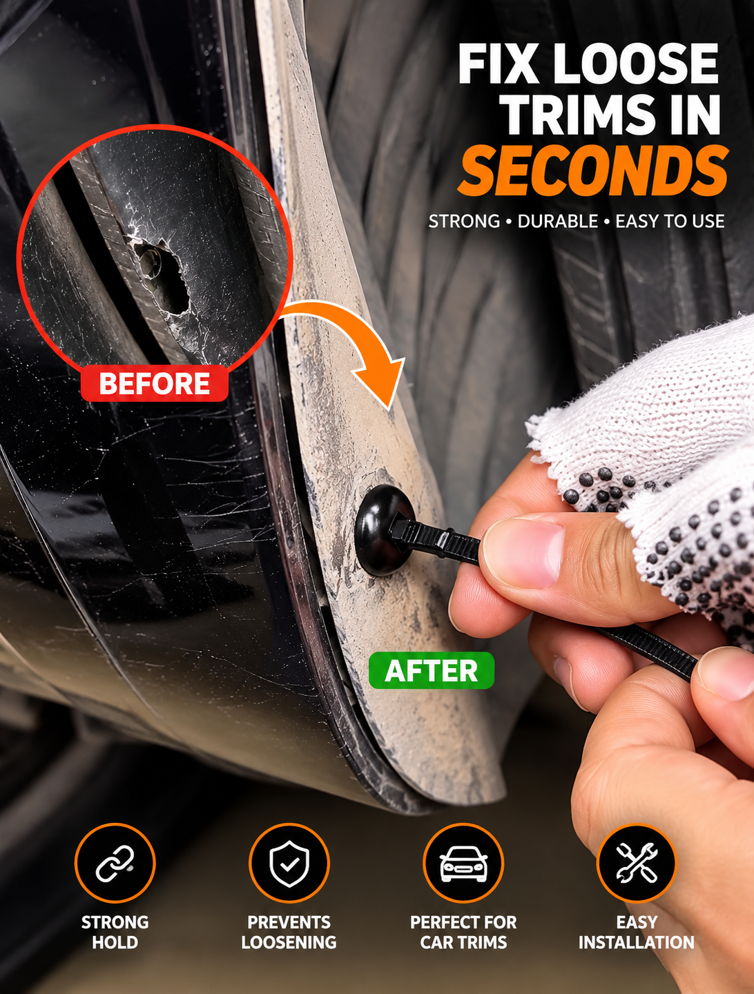 AutoFix Car Trim Clip Kit
