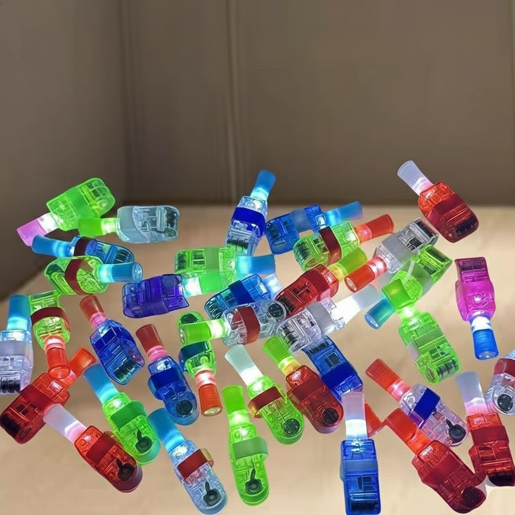 Cartoon Projection LED Finger Lamp Ring