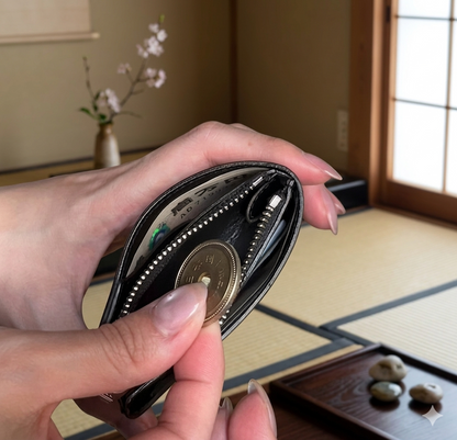 Multi-Function RFID Mini Leather Portable Wallet
