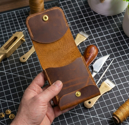 Stylish minimalist Handmade Persian wallet
