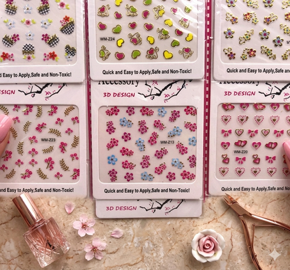 3D Self-Adhesive Nail Art Stickers