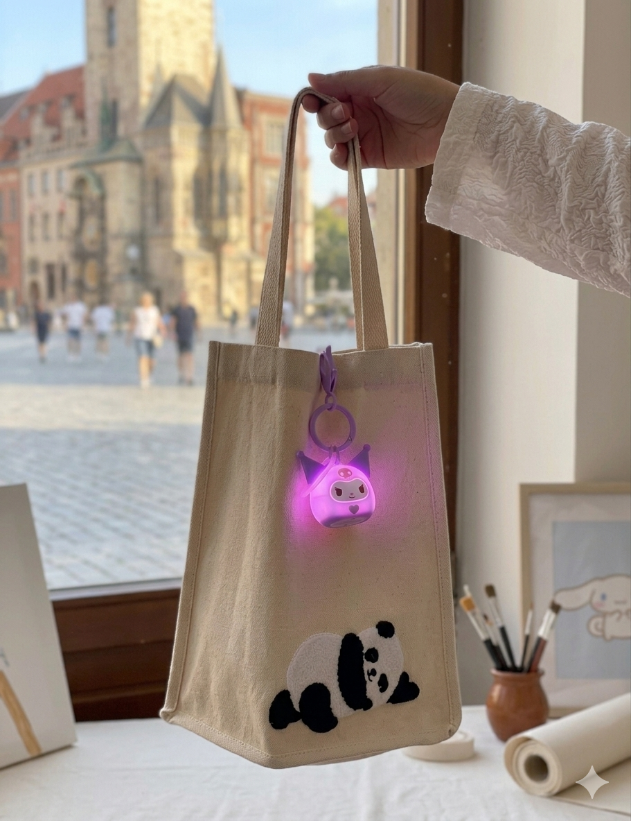 Glowing Sanrio Keychain