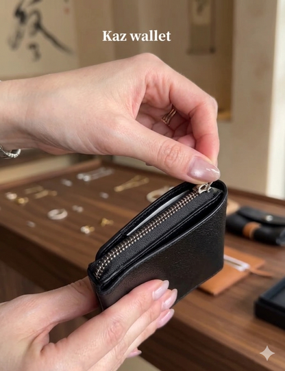 Multi-Function RFID Mini Leather Portable Wallet
