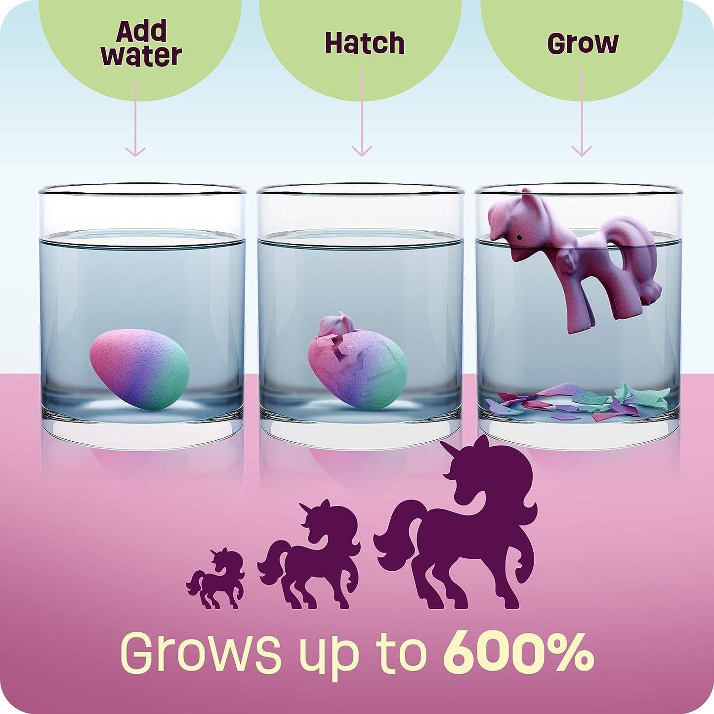 Unicorn Hatching Eggs Toy