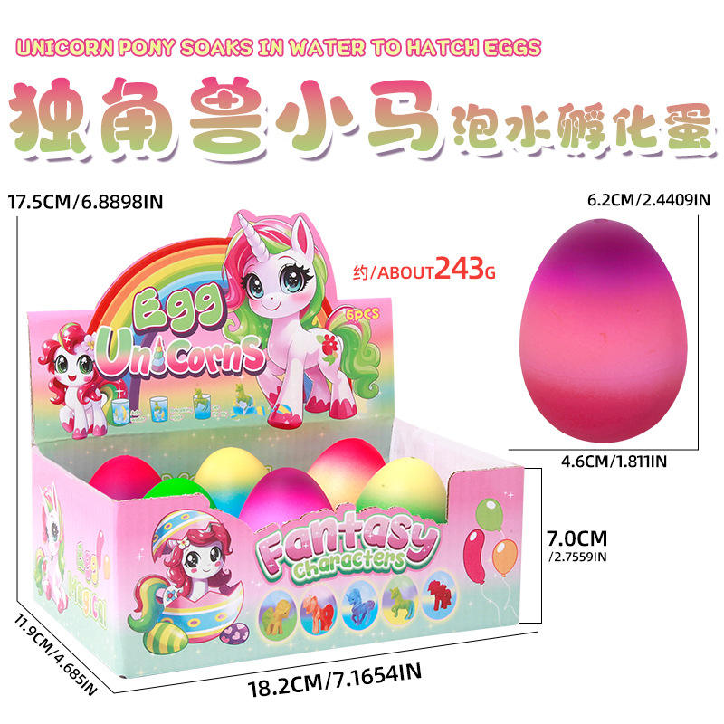 Unicorn Hatching Eggs Toy