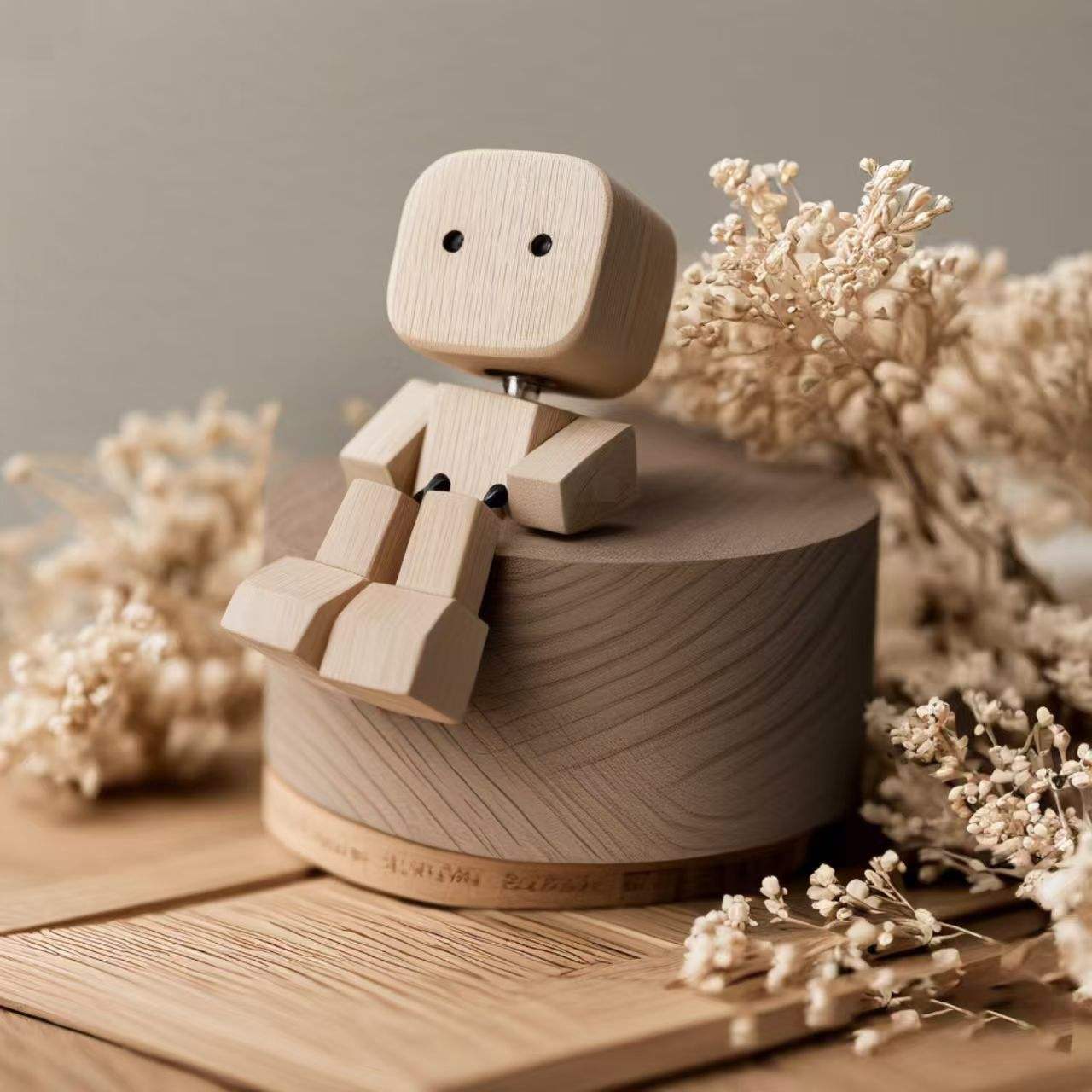 Handcrafted Wooden Block Buddy Figurines🌲