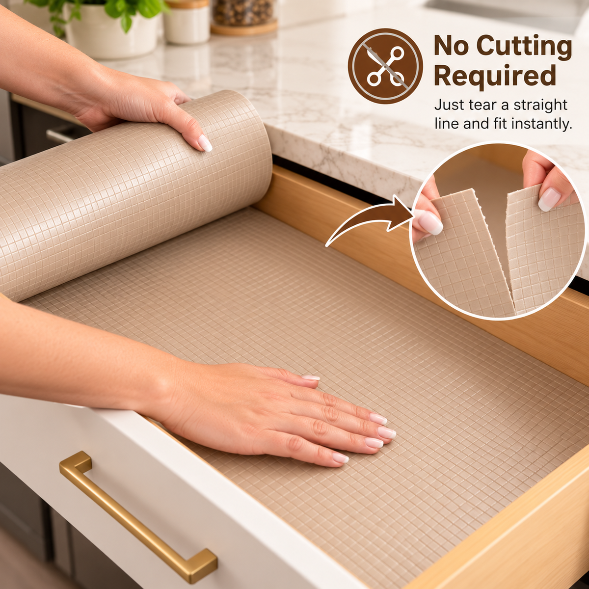 Easy-Tear Kitchen & Drawer Liner Roll