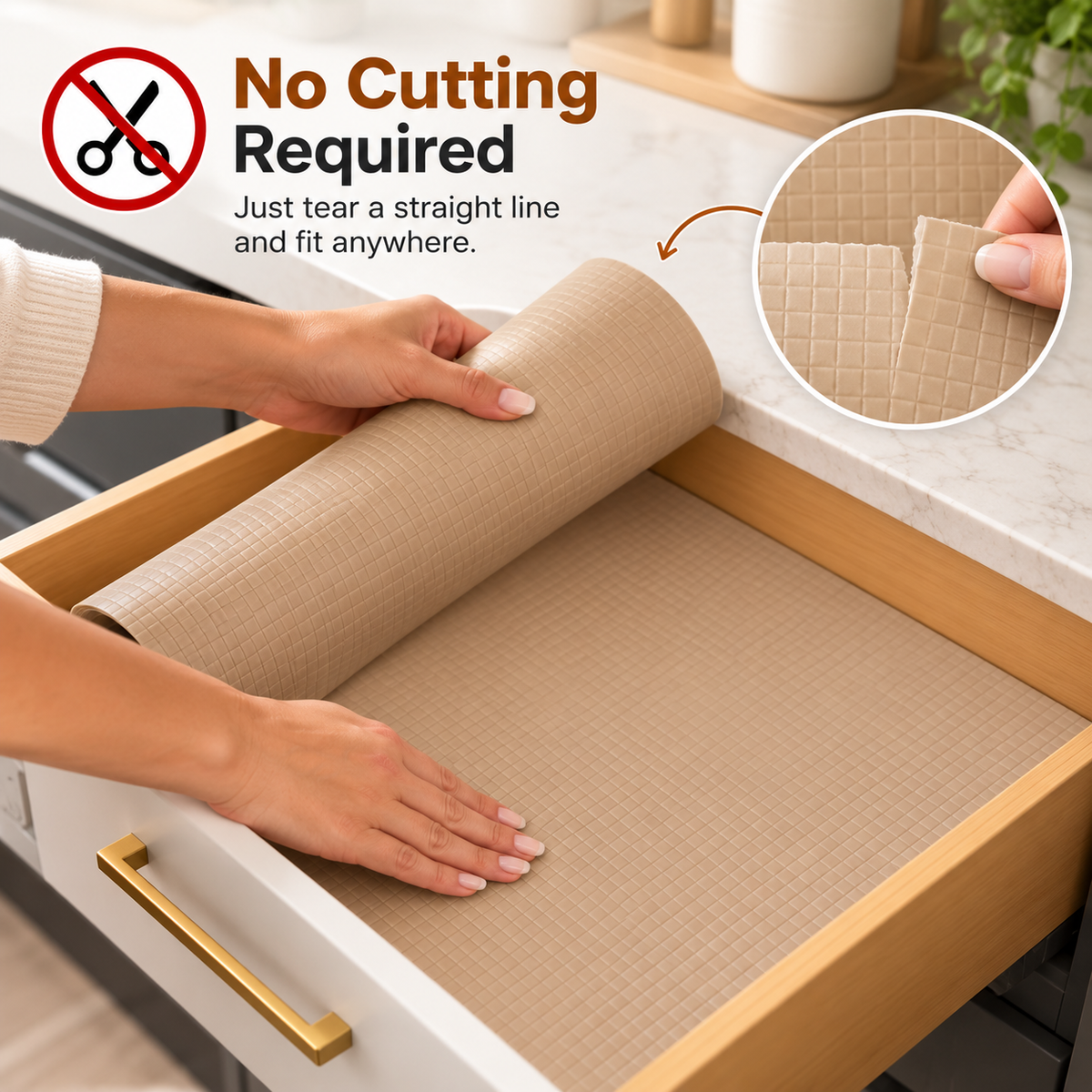 Easy-Tear Kitchen & Drawer Liner Roll