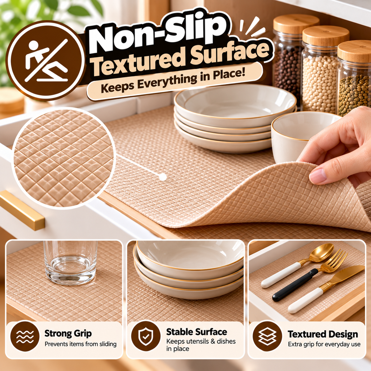 Easy-Tear Kitchen & Drawer Liner Roll