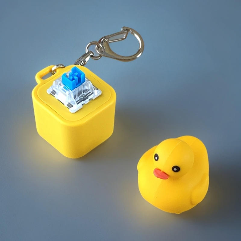 🐥 Cute Yellow Duck Sound Keychain