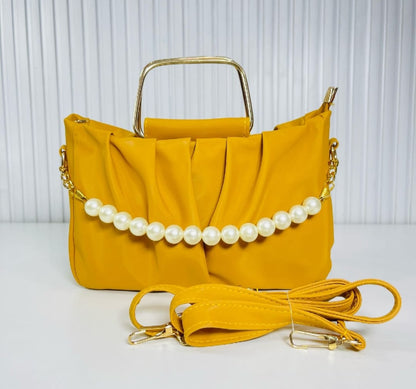 Ladies Shoulder Pearl Style Bag