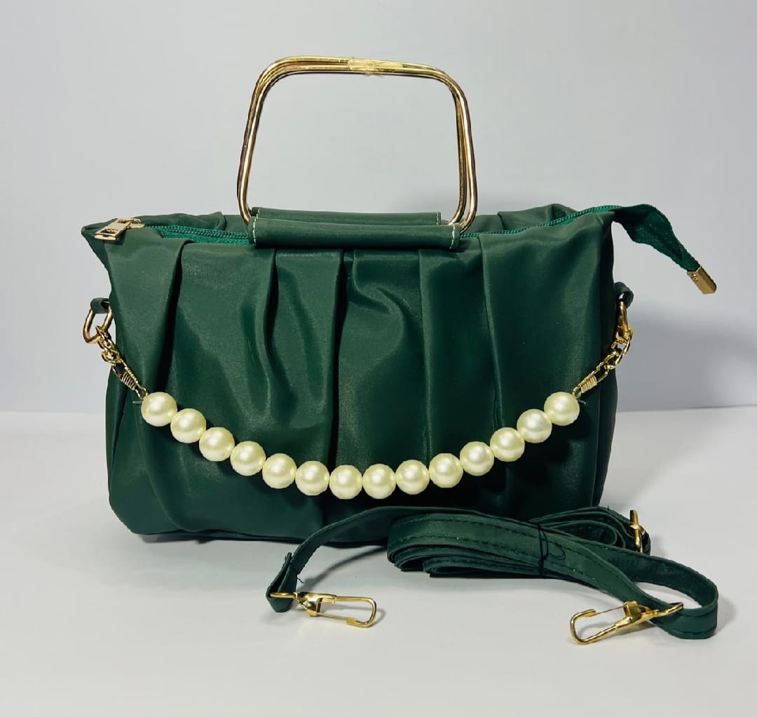 Ladies Shoulder Pearl Style Bag