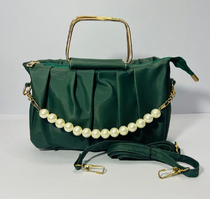 Ladies Shoulder Pearl Style Bag