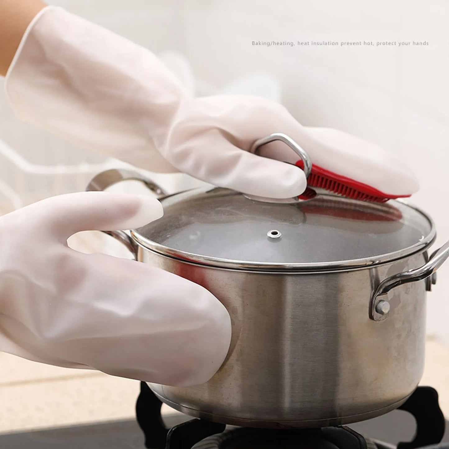 Silicone Dishwashing Gloves ( Imported )