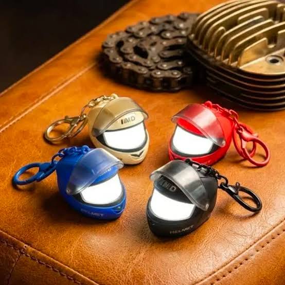 Mini Helmet Keychain