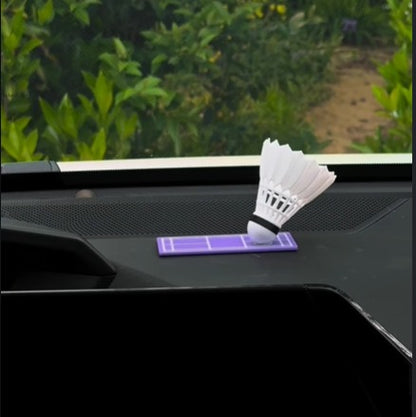 Swinging Shuttlecock Dashboard Ornament