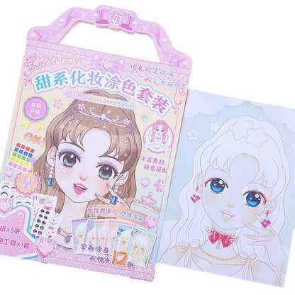 Cute Barbie DIY Sticker Book