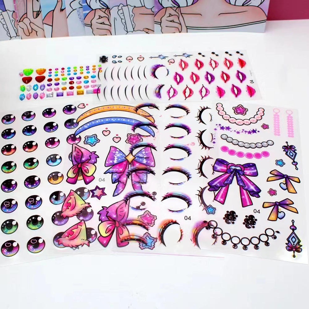 Cute Barbie DIY Sticker Book