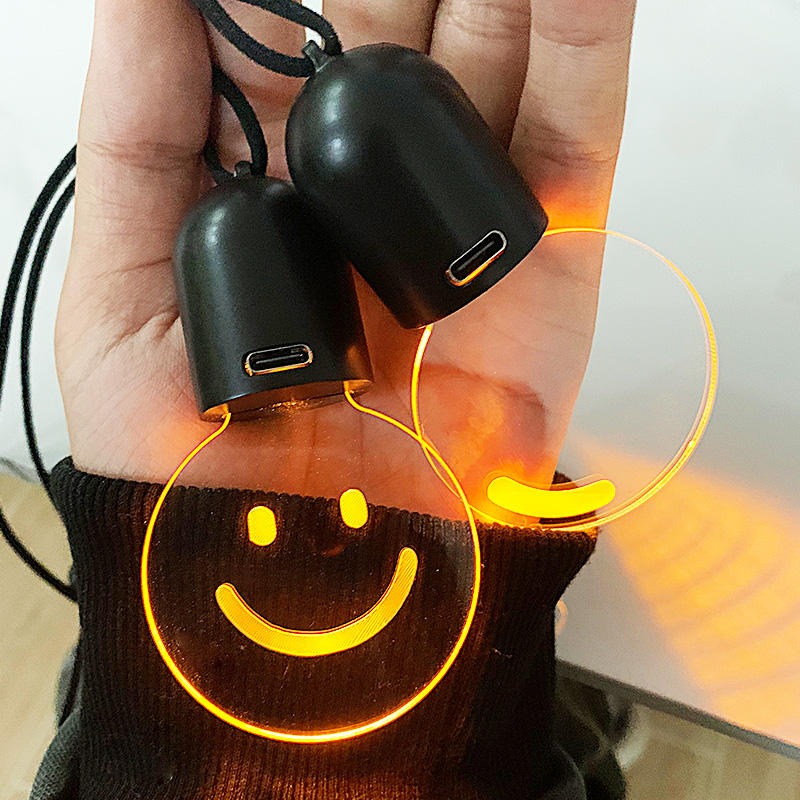 Smiley Edison Car Atmosphere Light (2 Lights)