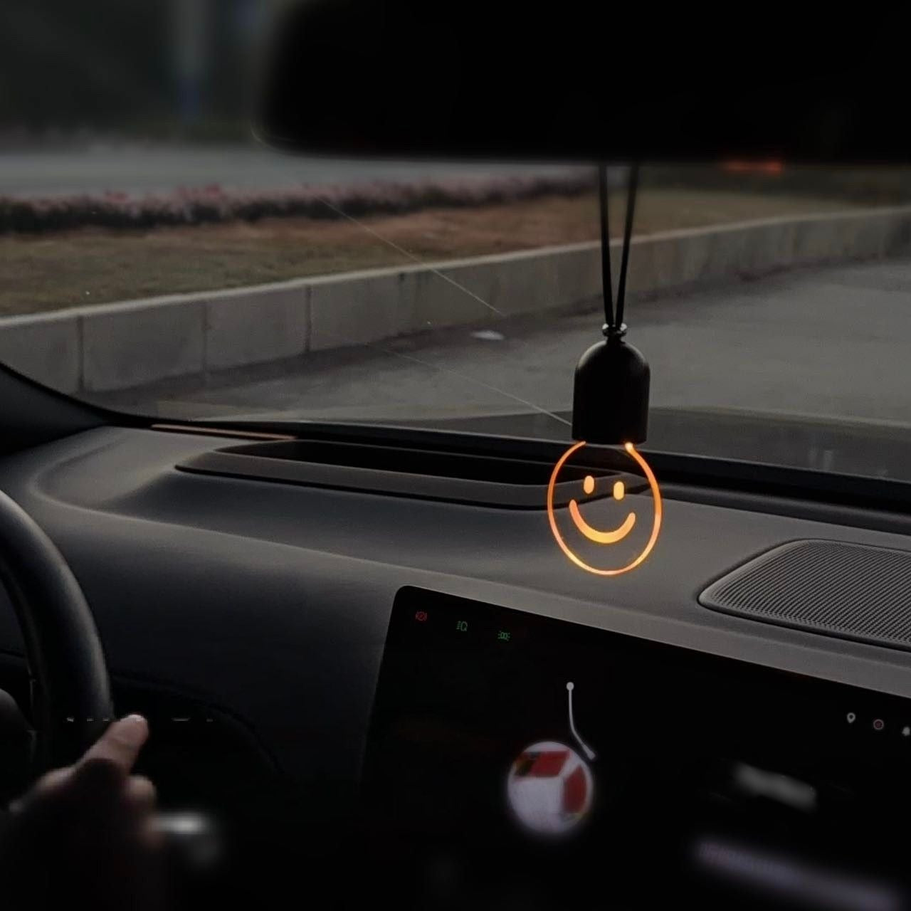 Smiley Edison Car Atmosphere Light (2 Lights)