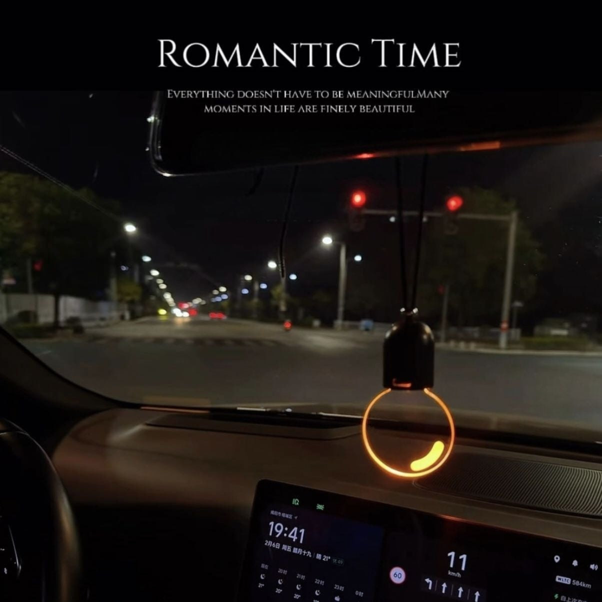 Smiley Edison Car Atmosphere Light (2 Lights)
