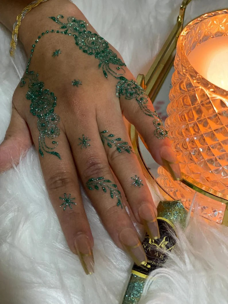 Glitter Mehandi
