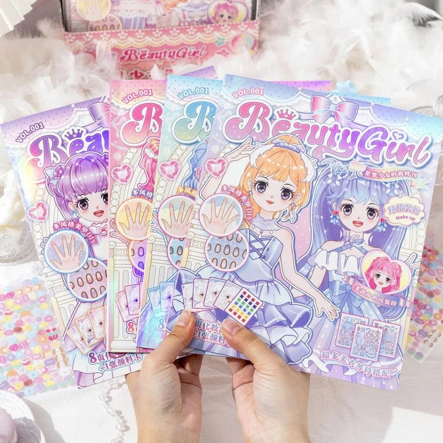 Cute Barbie DIY Sticker Book