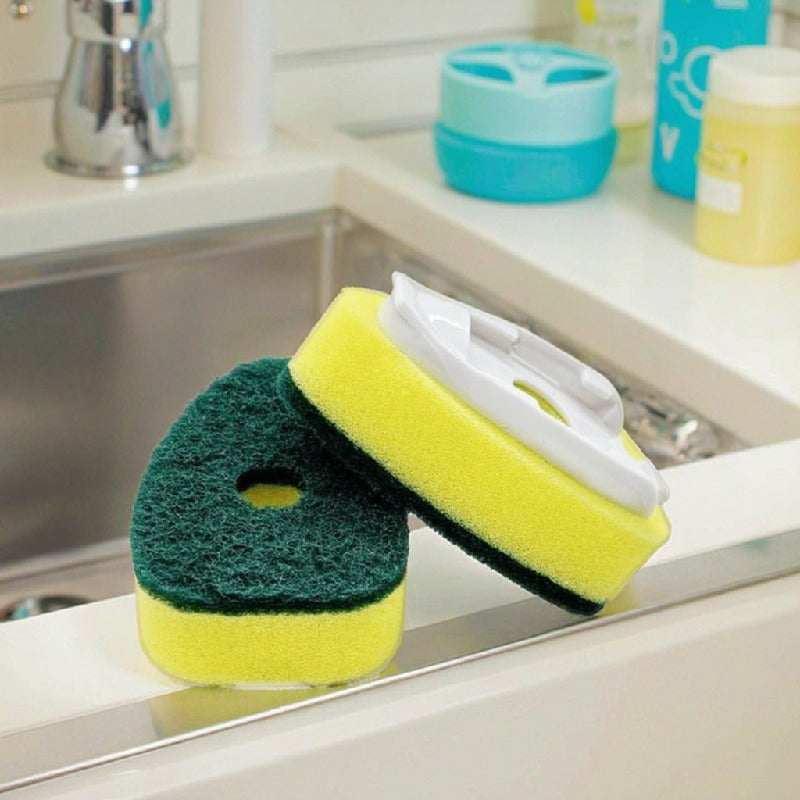 Refill Sink Cleaning Sponge Brush