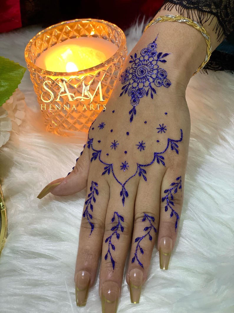 Glitter Mehandi