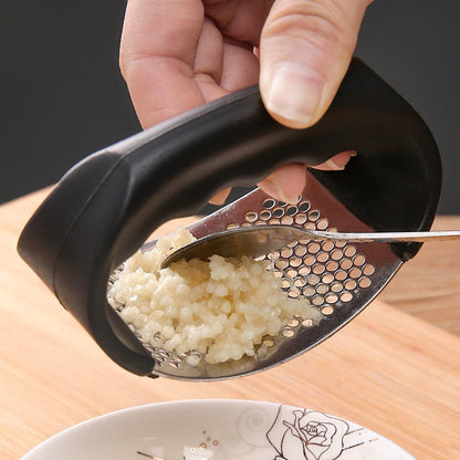 Multi-Use Stainless Steel Garlic Press