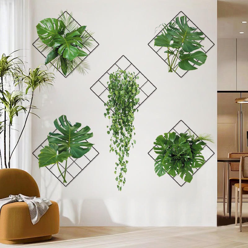 5 Pcs Mini Garden Wall Stickers