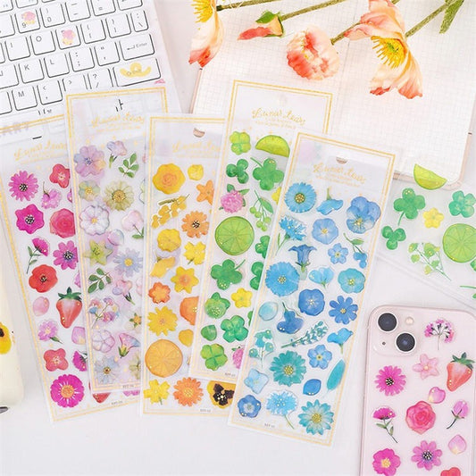 Flower Epoxy Decor Stickers 🌸