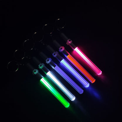 Mini LED Glow Stick Keychain 💙